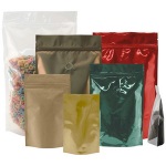 Foil Bags - Stand Up Foil Pouches 2lb + Zip, Valve, And Easy Tear Line