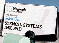 Stencil Applicators, Rol-It-On Ink Pad, 3-1/2x7