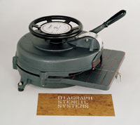 Manual Stencil Machine, 3/8"