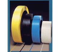 Plastic Strap - 1/2" Hand strapping, 16x6 core, 450lb-strength, Black
