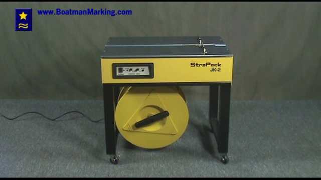 Strapack JK-2 Strapping Machine Operating Video Demonostration