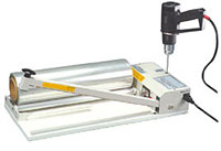 Shrink Wrap System - 24" I-Bar Sealer with Heat Gun and 500' Film