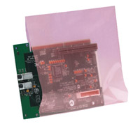 Poly Bags - 3 x 5, 2 mil. Pink Anti-Static Poly Bag