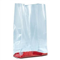 Gusseted Poly Bags - 5 X 4 1/2 X 15, 1 mil. Gusset Bag