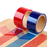 Tamper Tape - 2" x 55 yds Red 3.9 mil Tamper Evident Tape