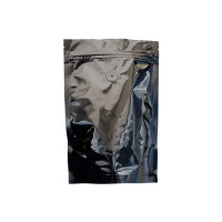 Foil Bags - Stand Up Foil Pouches Black 16oz. + Zip And Valve