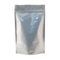 Foil Bags - Stand Up Foil Pouches Silver No Valve 12oz. + Zip & Easy Tear Line