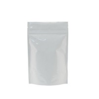 Foil Bags - Stand Up Foil Pouches White No Valve 16oz. + Zip