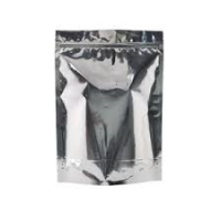 Mylar Bags - Stand Up Metallized Mylar Pouch Silver 4lb. + Zip