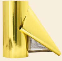 Foil Bag Roll Stock - Metallized Foil Bag Roll Stock Gold 14.25"